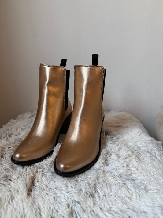 Botín Nora Rose Gold