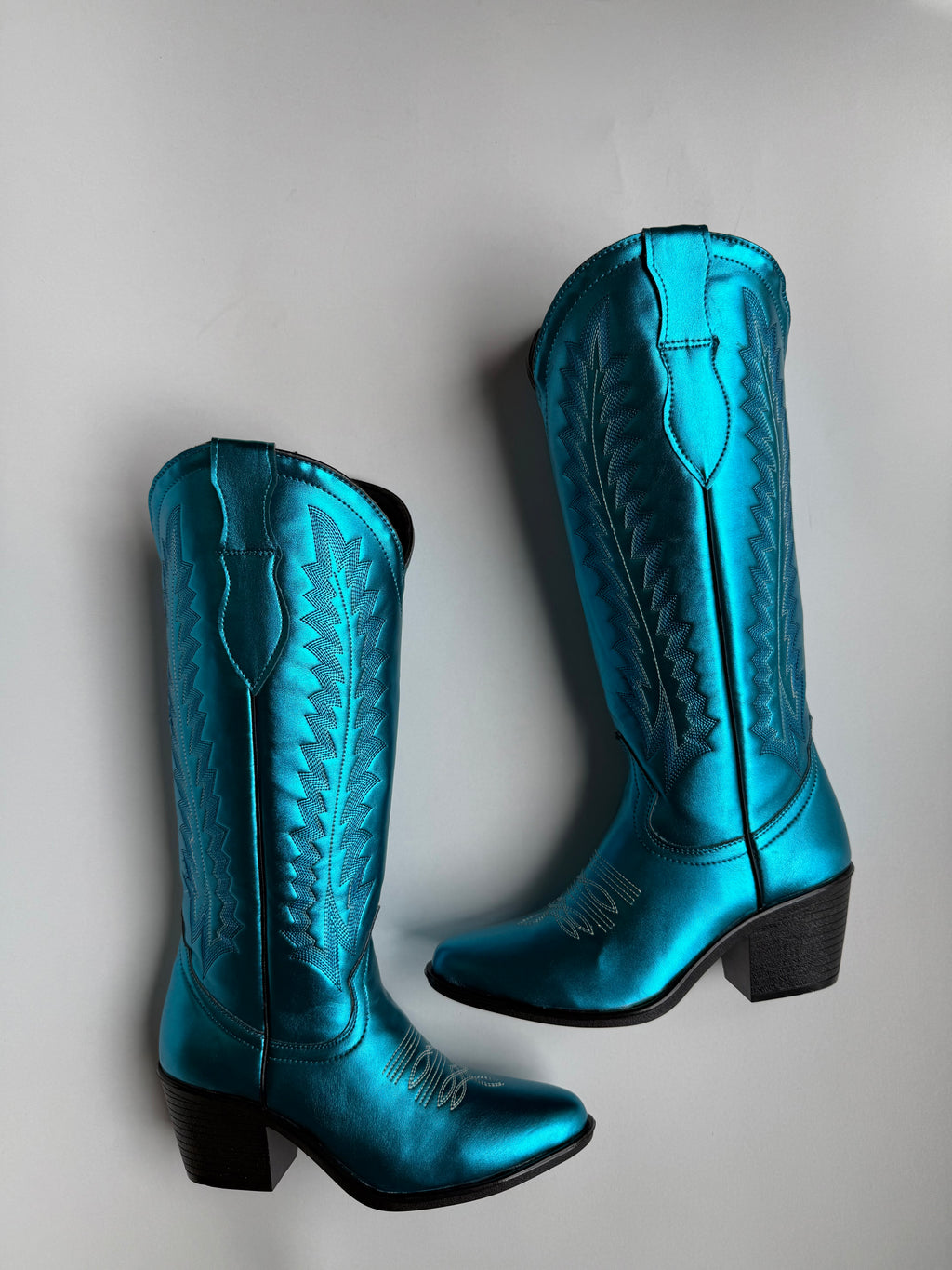 Botas Eva Azul Metalico